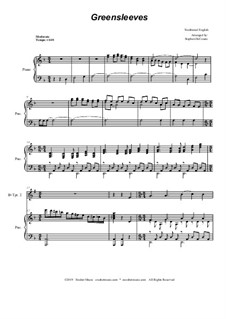 Chamber version: Duet for Bb-trumpet and piano by folklore