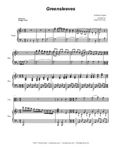 Chamber version: Duet for violin, viola and piano by folklore