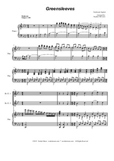 Chamber version: For clarinet choir and piano by folklore