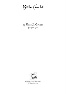 Ensemble version: Para quinteto de cordas by Franz Xaver Gruber