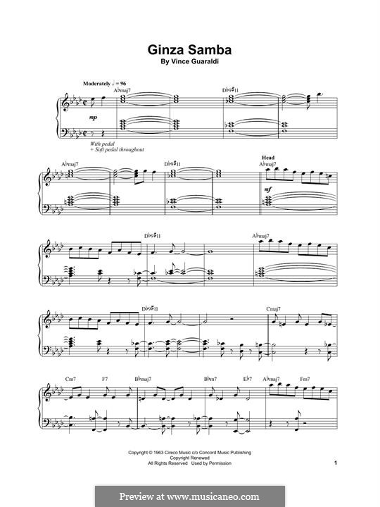 Ginza Samba: Para Piano by Vince Guaraldi