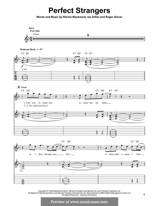 Perfect Strangers (Deep Purple) por I. Gillan, J. Lord, R