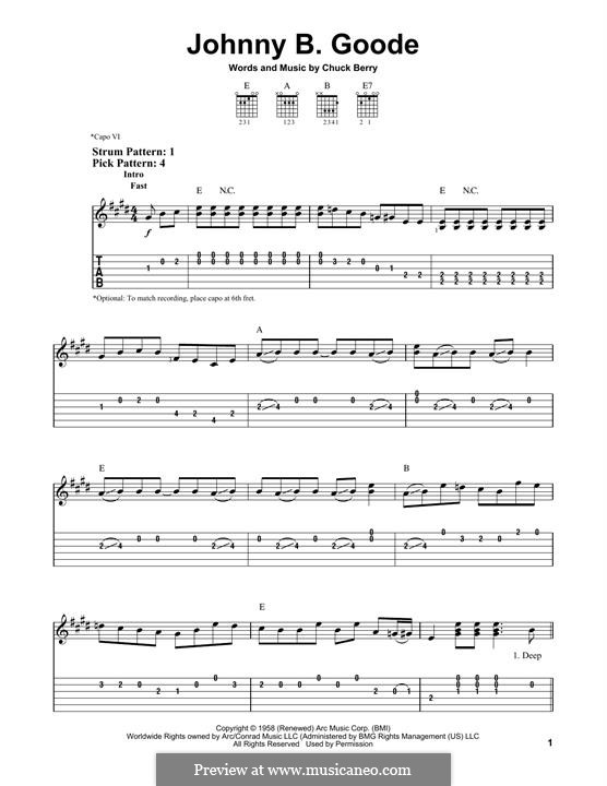 Johnny B. Goode: Para Guitarra by Chuck Berry