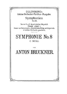 Symphony No.8 in C Minor, WAB 108: partitura completa by Anton Bruckner