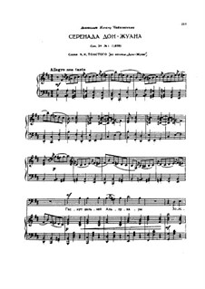 Six Romances, TH 101 Op.38: set completo by Pyotr Tchaikovsky