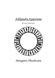 Asclipiadou Epigramma, Op.36: Asclipiadou Epigramma by Panagiotis Theodossiou