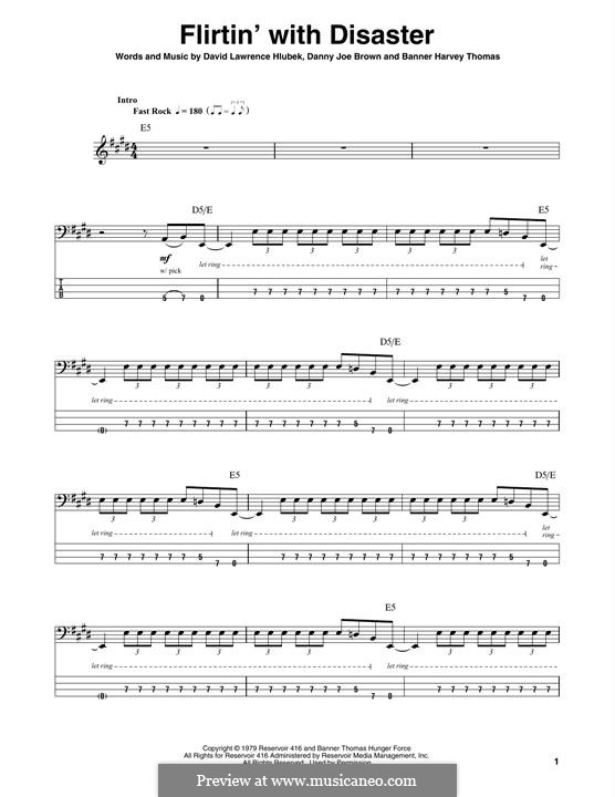 Flirtin' with Disaster (Molly Hatchet): para baixo by Banner Harvey Thomas, Danny Joe Brown, David Lawrence Hlubek