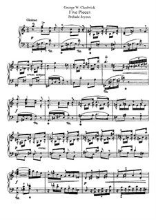Five Pieces, F.43: Prelude Joyeux by George Whitefield Chadwick