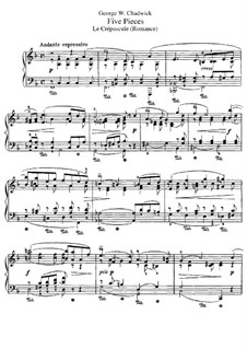 Five Pieces, F.43: Le Crépuscule by George Whitefield Chadwick