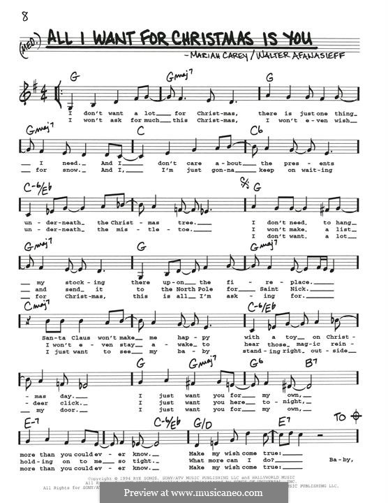 Vocal version: melodia by Mariah Carey, Walter Afanasieff
