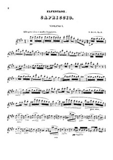 Elfentanz für drei Violinen, Op.2: Violinstimme I by Oskar Bolck