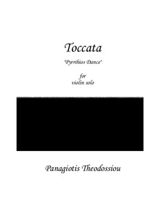 Toccata: For violin solo, Op.45c by Panagiotis Theodossiou