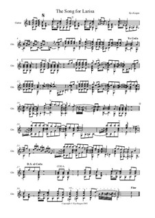 The Song for Larisa: The Song for Larisa by Ilya Kogan