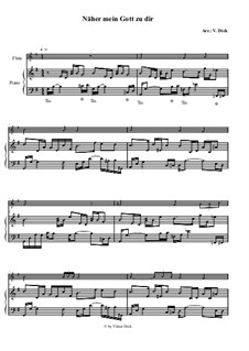 Nearer, My God, To Thee: para flauta e piano by Lowell Mason