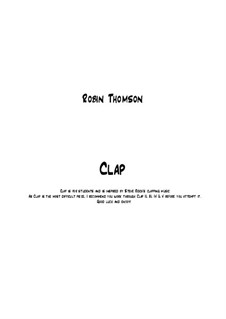 Clap: Clap by Robin Thomson