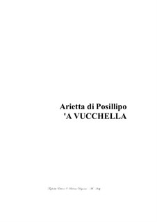 A Vucchella: For tenor and piano by Francesco Paolo Tosti