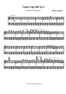 Valzers, Op.160: Valzer No.1 in Si Bemolle Maggiore by Marzia Gaggioli