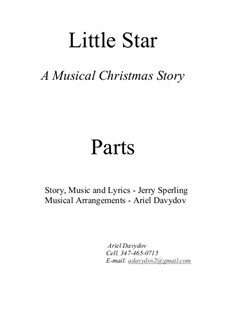 Little Star. A Musical Christmas Story: partes by Jerry Sperling