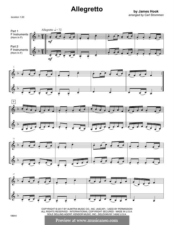 Second Year FlexDuets: F Instruments by James Hook