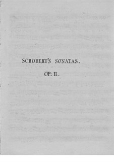 Two Sonatas for Harpsichord and Violin, Op.2: Two Sonatas for Harpsichord and Violin  by Johann Schobert