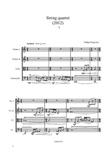 Quarteto, Op.44: Quarteto by Philipp Degtyarev-Cord