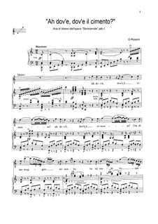 Semiramide: Ah dov'e, dov'e il cimento? Aria di Idreno by Gioacchino Rossini