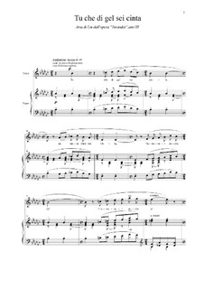 Turandot: Tu che di gel sei cinta. Aria di Liu by Giacomo Puccini
