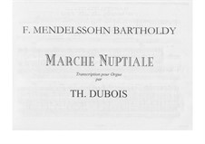 Wedding March: para orgãos by Felix Mendelssohn-Bartholdy