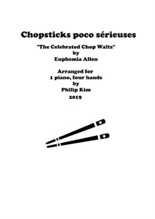 Chopsticks: para piano de quadro mãos by Euphemia Allen