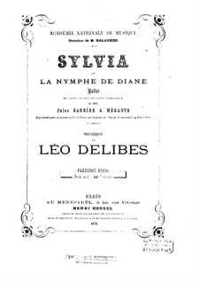 Sylvia: partitura para piano by Léo Delibes