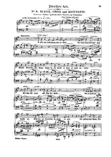 Genoveva, Op.81: acto II. Arranjo para solistas, coro e piano by Robert Schumann