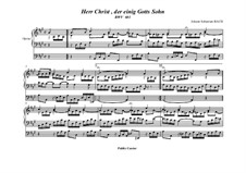 Herr Gott, nun sei gepreiset, BWV 601: Für Orgel by Johann Sebastian Bach