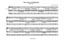 Puer natus in Bethlehem, BWV 603: para orgãos by Johann Sebastian Bach