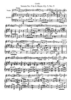 Sonata No.9: arranjo para violino e piano by Arcangelo Corelli