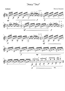 Этюд 'Эхо', Op.1: Этюд 'Эхо' by Natalya Zaharova