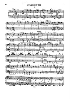 Symphony No.104 in D Major 'London', Hob.I/104: versão para piano de quatro mãos by Joseph Haydn