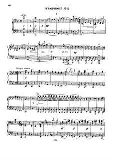 Symphony No.102 in B Flat Major, Hob.I/102: versão para piano de quatro mãos by Joseph Haydn