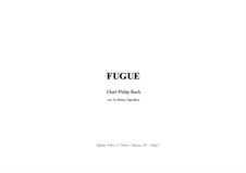 Fugue: fuga by Carl Philipp Emanuel Bach