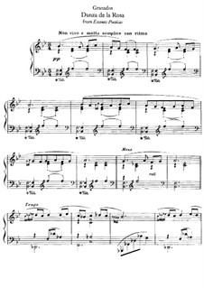 Escenas poéticas (Poetic Scenes): Book I. Danza de la rosa by Enrique Granados