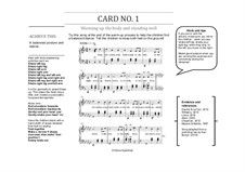 Vocal Warm-Ups for Busy Teachers: A set of five warm-up cards for choirs by Olivia Sparkhall