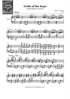 Frolic of the Imps: Para Piano by Harry J. Lincoln