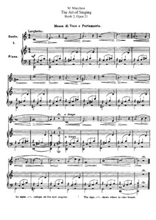 Art of Singing, Op.21: livro II by Mathilde Marchesi