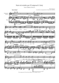 Ariadne auf Naxos, Op.60: Sein wir wieder gut (Composer's Aria) by Richard Strauss