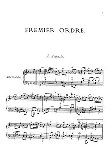 Ordres No.1-13: Para Piano by François Couperin