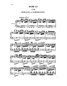 Manon Lescaut: ato III, gravação piano-vocais by Daniel Auber