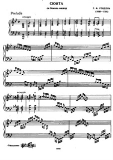 Suite No.1 in B Flat Major, HWV 434: para cravo by Georg Friedrich Händel