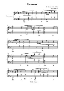 No.7 in A Major: Para Piano by Frédéric Chopin