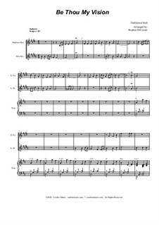 Chamber version: Duet for soprano and alto saxophone by folklore