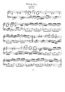 Complete set, BWV 933-938: Para Piano by Johann Sebastian Bach