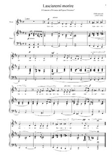 L'Arianna (Ariadne): Lasciaremi morire by Claudio Monteverdi